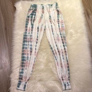 Young Fabulous & Broke Tie-dye Loungewear Jogger Sweat pant Size XSmall NWT